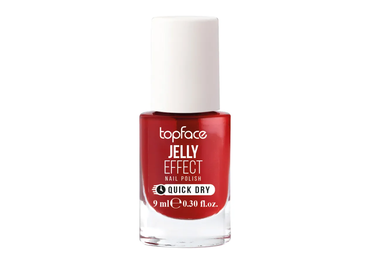 Лак для нігтів Topface Jelly Effect 060 (вишневий) PT110 (9 мл)