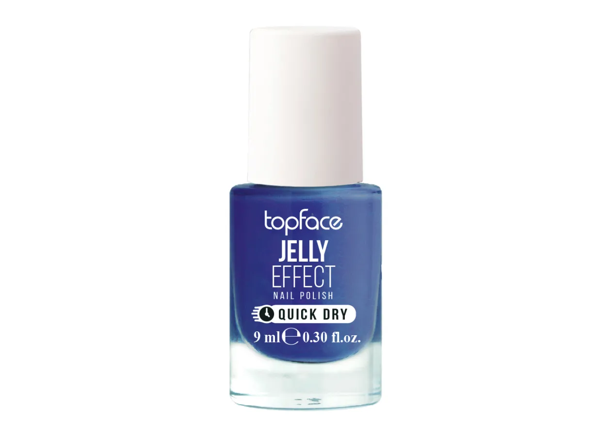 Лак для нігтів Topface Jelly Effect 064 (насичений синій) PT110 (9 мл)