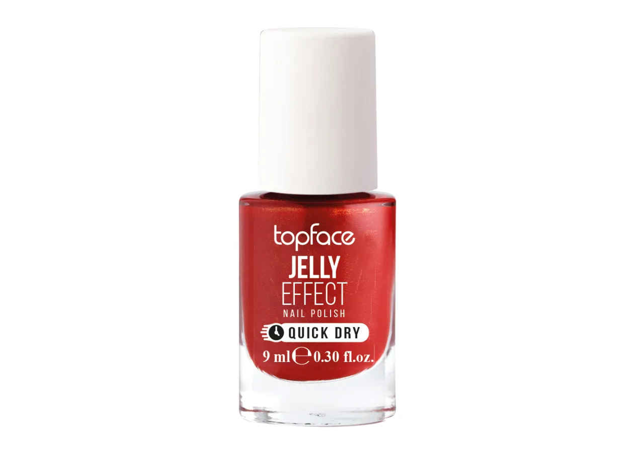 Лак для нігтів Topface Jelly Effect 029 (червоний) PT110 (9 мл)