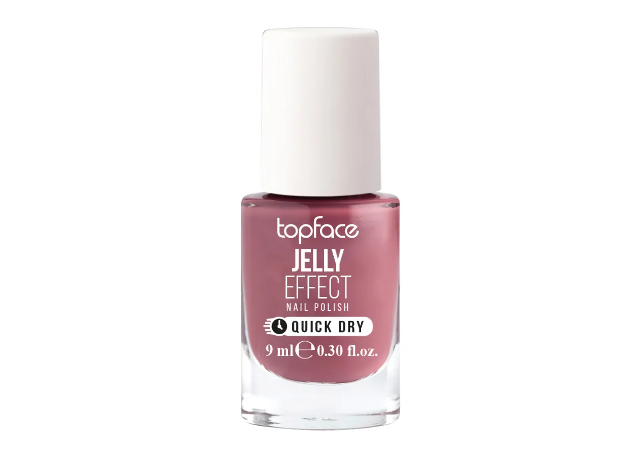 Лак для нігтів Topface Jelly Effect 068 (рожево-коричневий) PT110 (9 мл)