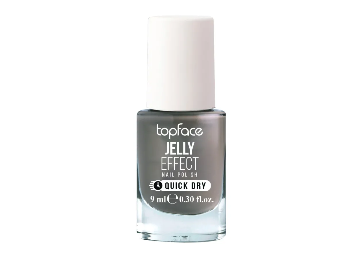 Лак для нігтів Topface Jelly Effect 069 (темний сірий) PT110 (9 мл)