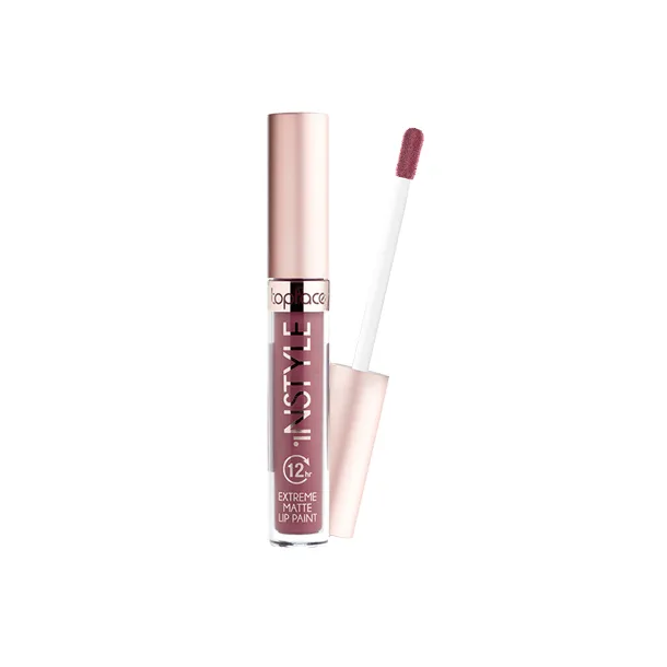 Рідка матова помада для губ Topface Instyle Extreme Matte 035 (пудрово-рожевий нюд) PT206 (3,5 мл)