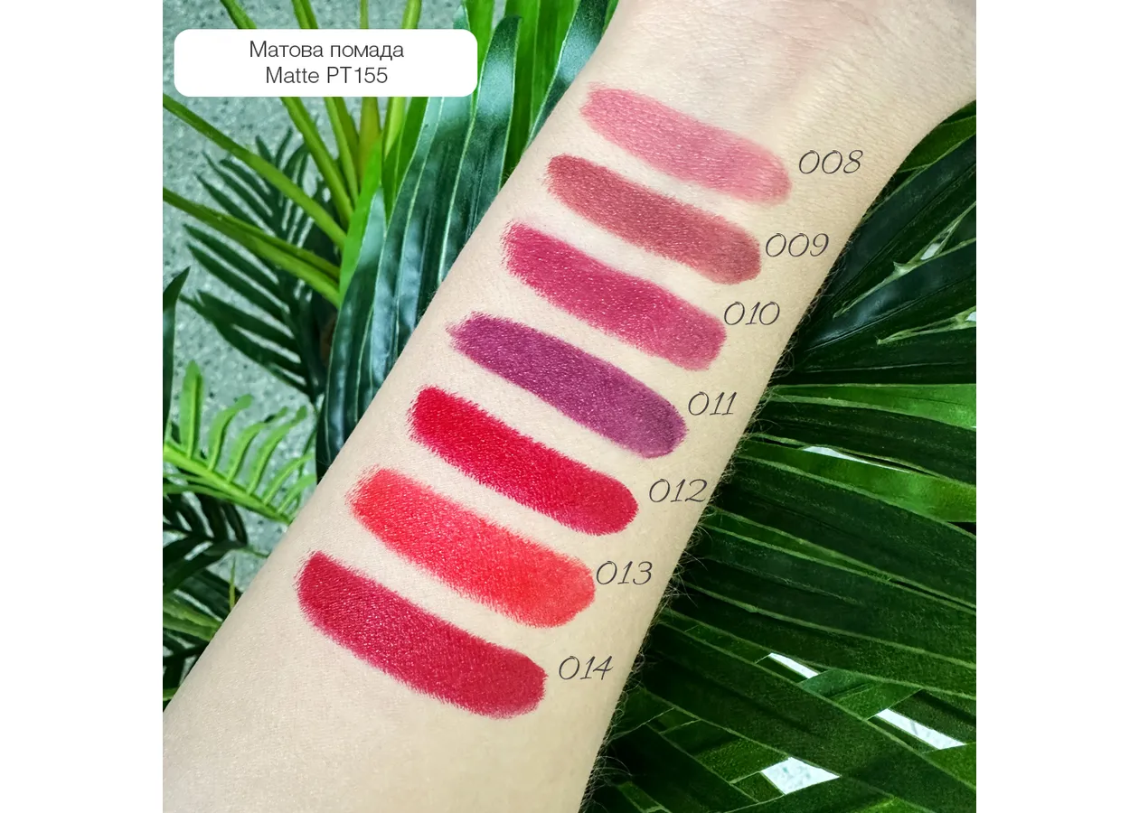 Помада для губ TopFace Instyle Matte 014 Rebel Red (червоно-теракотовий) PT155 (4 г) - Фото 3
