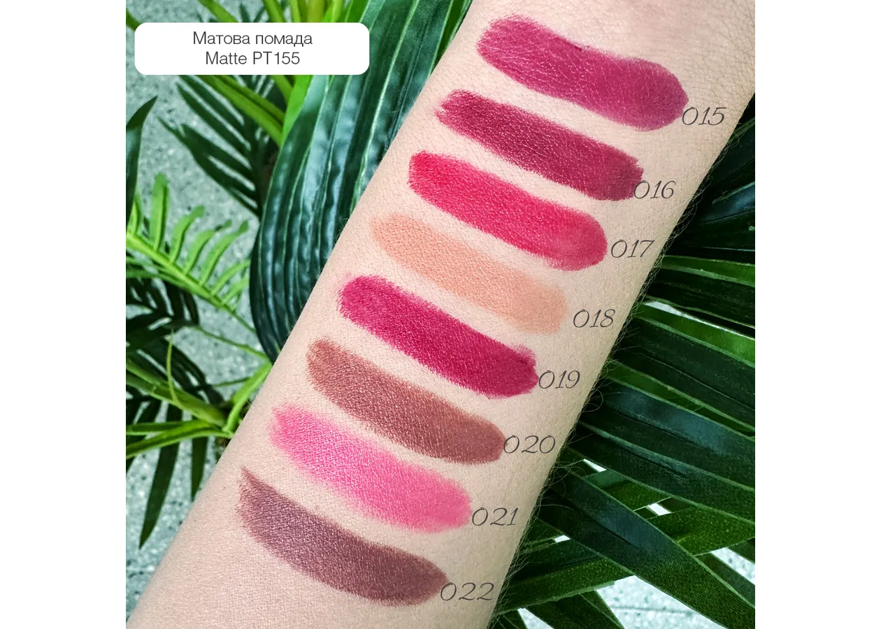 Помада для губ TopFace Instyle Matte 014 Rebel Red (червоно-теракотовий) PT155 (4 г) - Фото 4