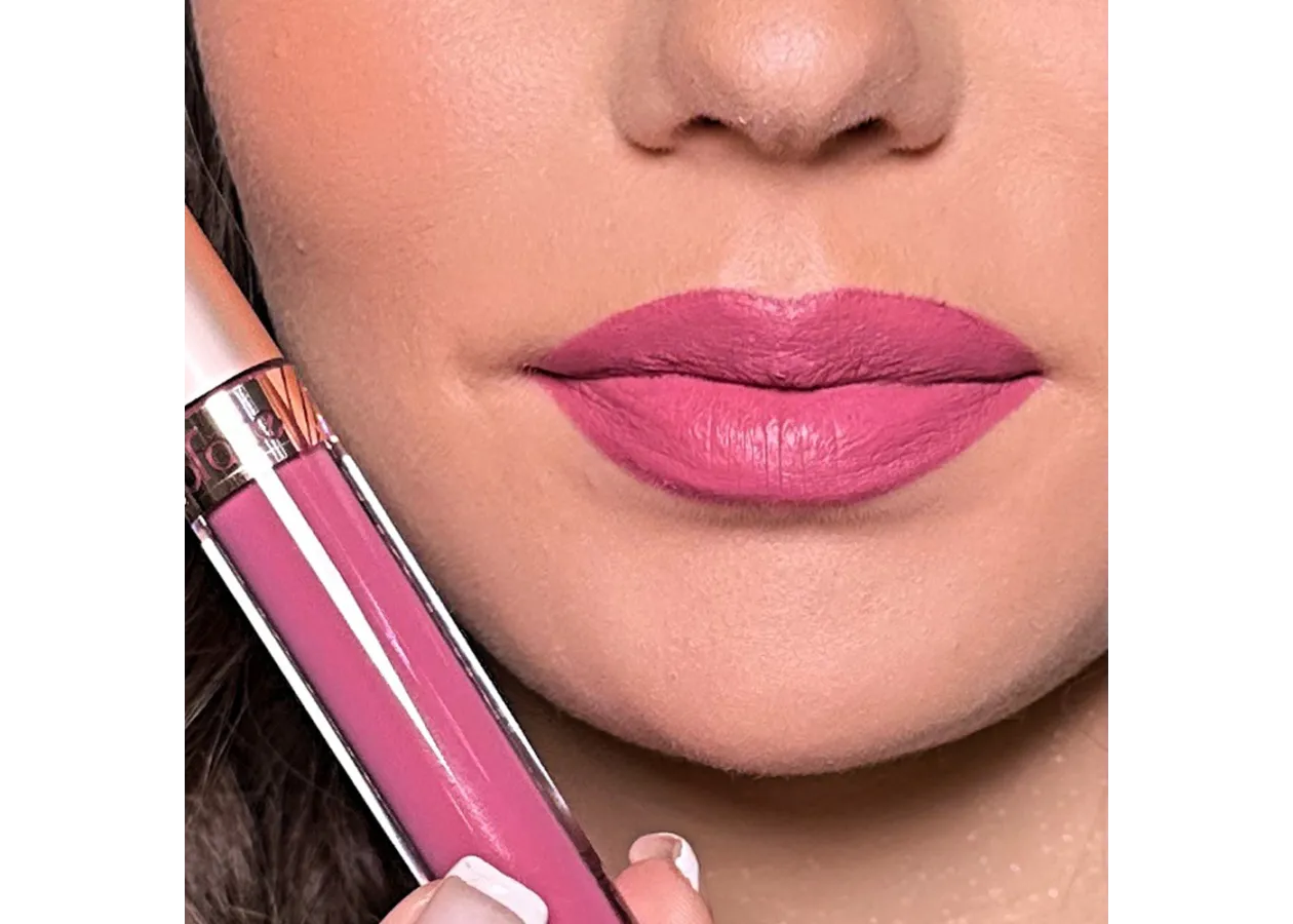Рідка матова помада для губ Topface Instyle Extreme Matte 024 (темно-бузковий) PT206 (3,5 мл) - Фото 2