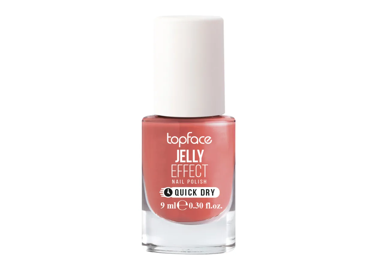Лак для нігтів Topface Jelly Effect 051 (теракотовий) PT110 (9 мл)